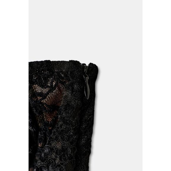 ZARA  VELVET LACE CORSET - Picture 8 of 8